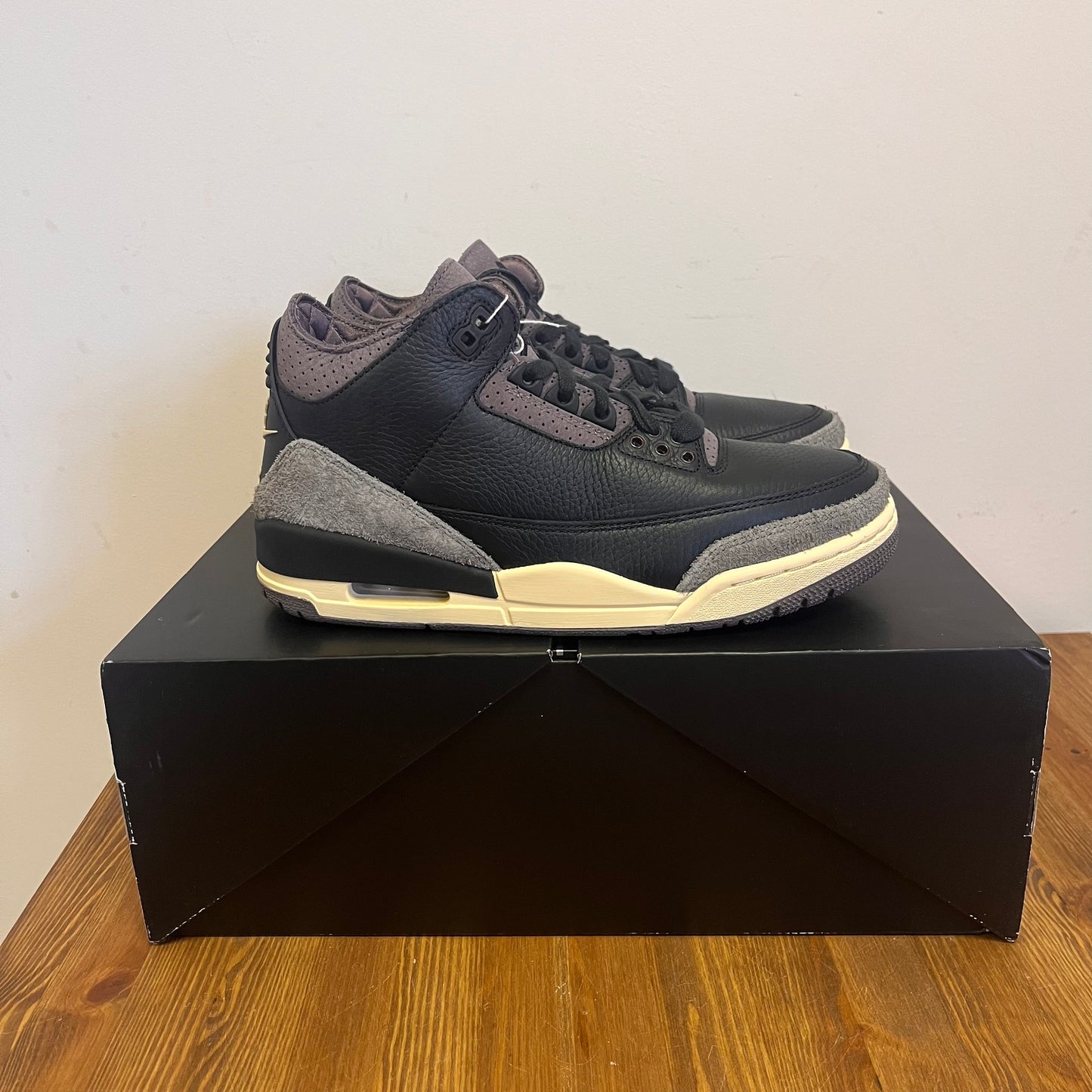 AIR JORDAN 3 A MA MANIERE BLACK (W) UK6 (NEW)