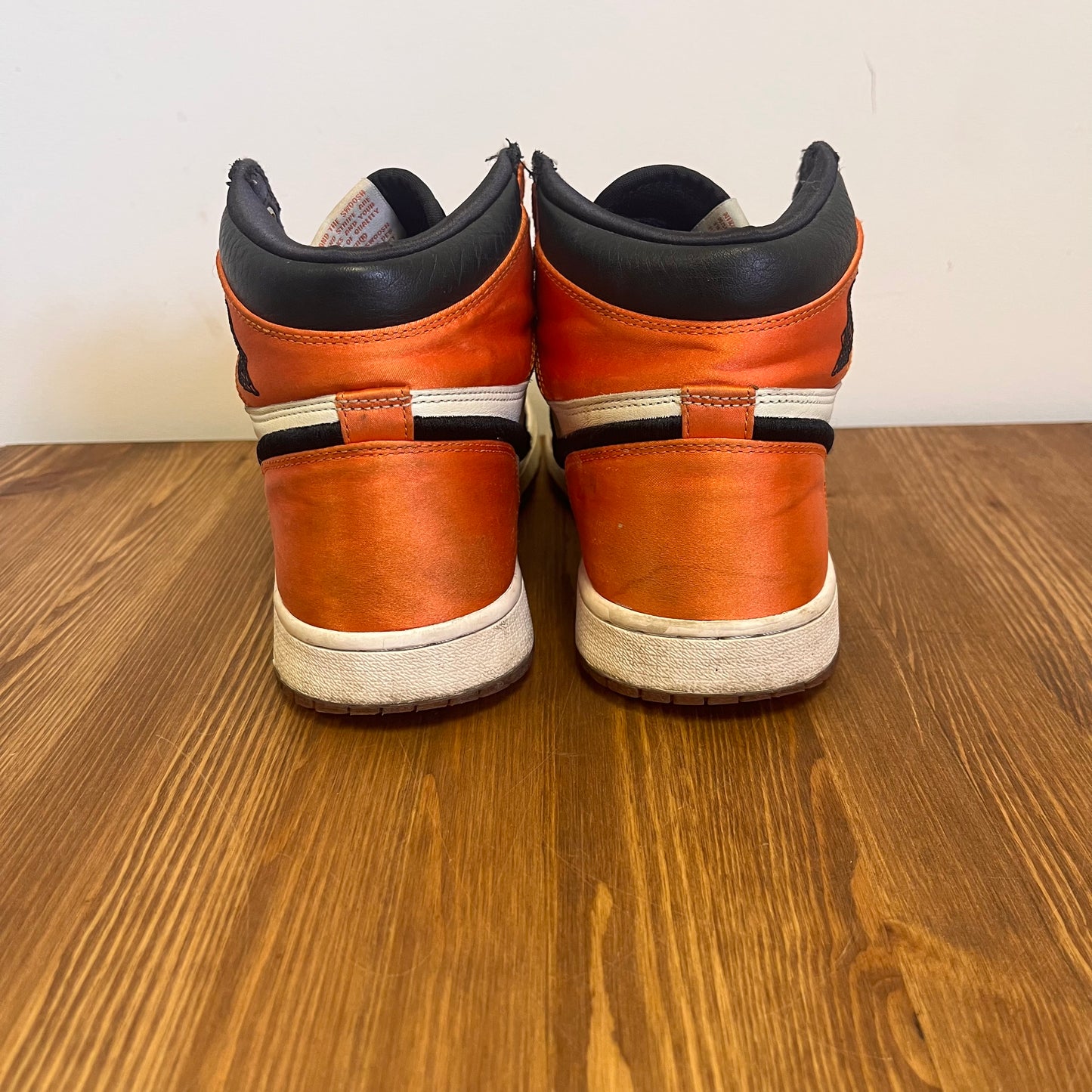 AIR JORDAN 1 HIGH SATIN SHATTERED BACKBOARD UK7 (USED)