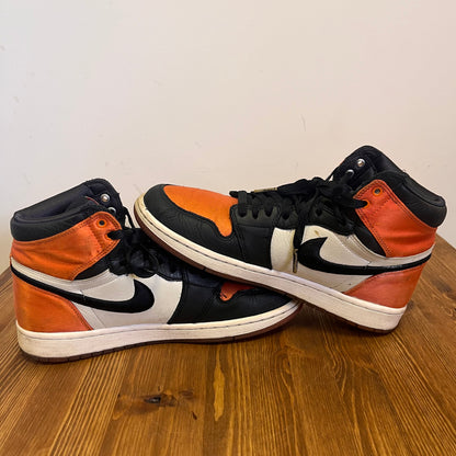 AIR JORDAN 1 HIGH SATIN SHATTERED BACKBOARD UK7 (USED)