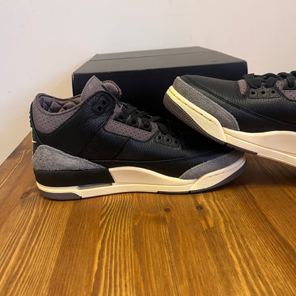 AIR JORDAN 3 A MA MANIERE BLACK (W) UK6 (NEW)