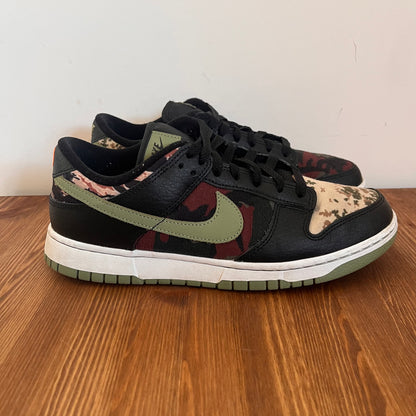 NIKE DUNK LOW CRAZY CAMO UK8 (USED)